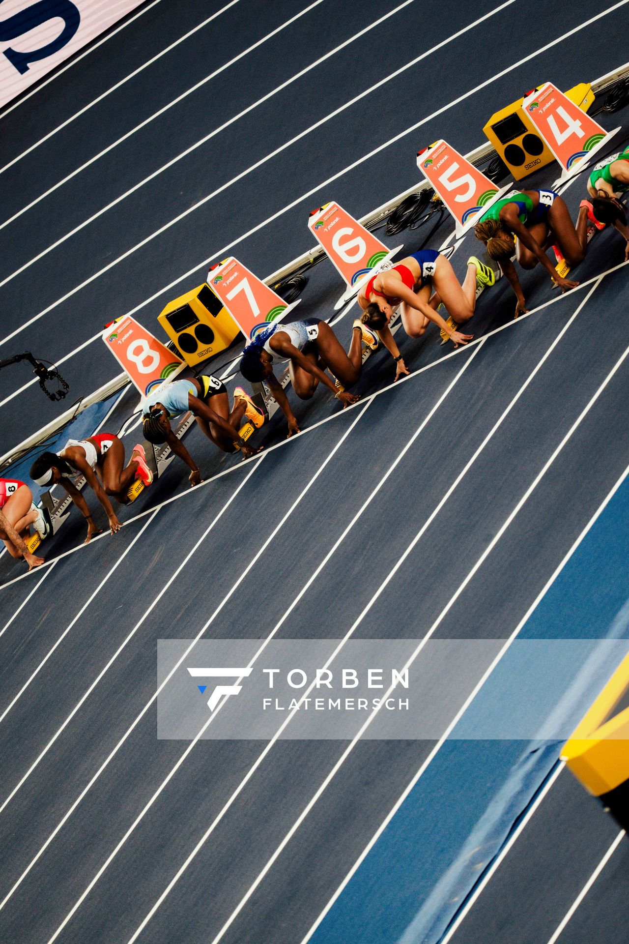 Julien Alfred (Saint Lucia) on 21.03.2026 at the World Athletics Indoor Championships 2026 in Torun