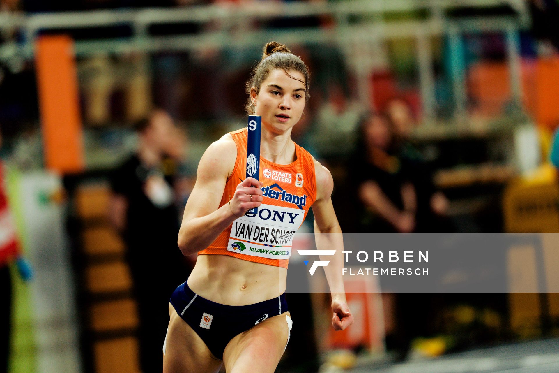Myrte Van Der Schoot (Netherlands) on 21.03.2026 at the World Athletics Indoor Championships 2026 in Torun