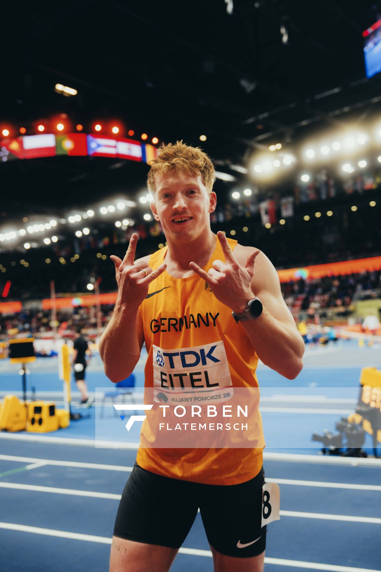 Manuel Eitel (Germany) on 21.03.2026 at the World Athletics Indoor Championships 2026 in Torun