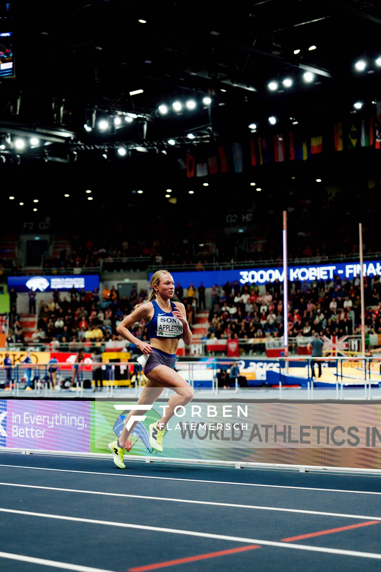 Margot Appleton (United States) on 21.03.2026 at the World Athletics Indoor Championships 2026 in Torun
