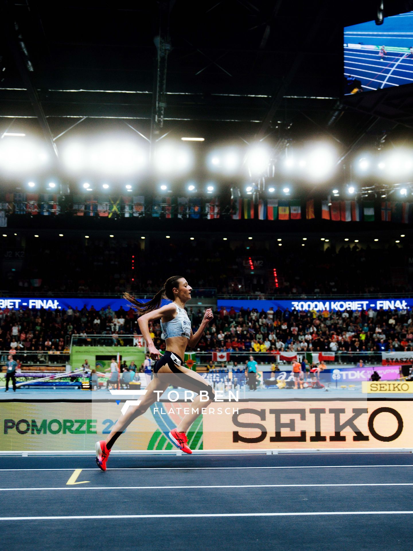 Nadia Battocletti (Italy) on 21.03.2026 at the World Athletics Indoor Championships 2026 in Torun