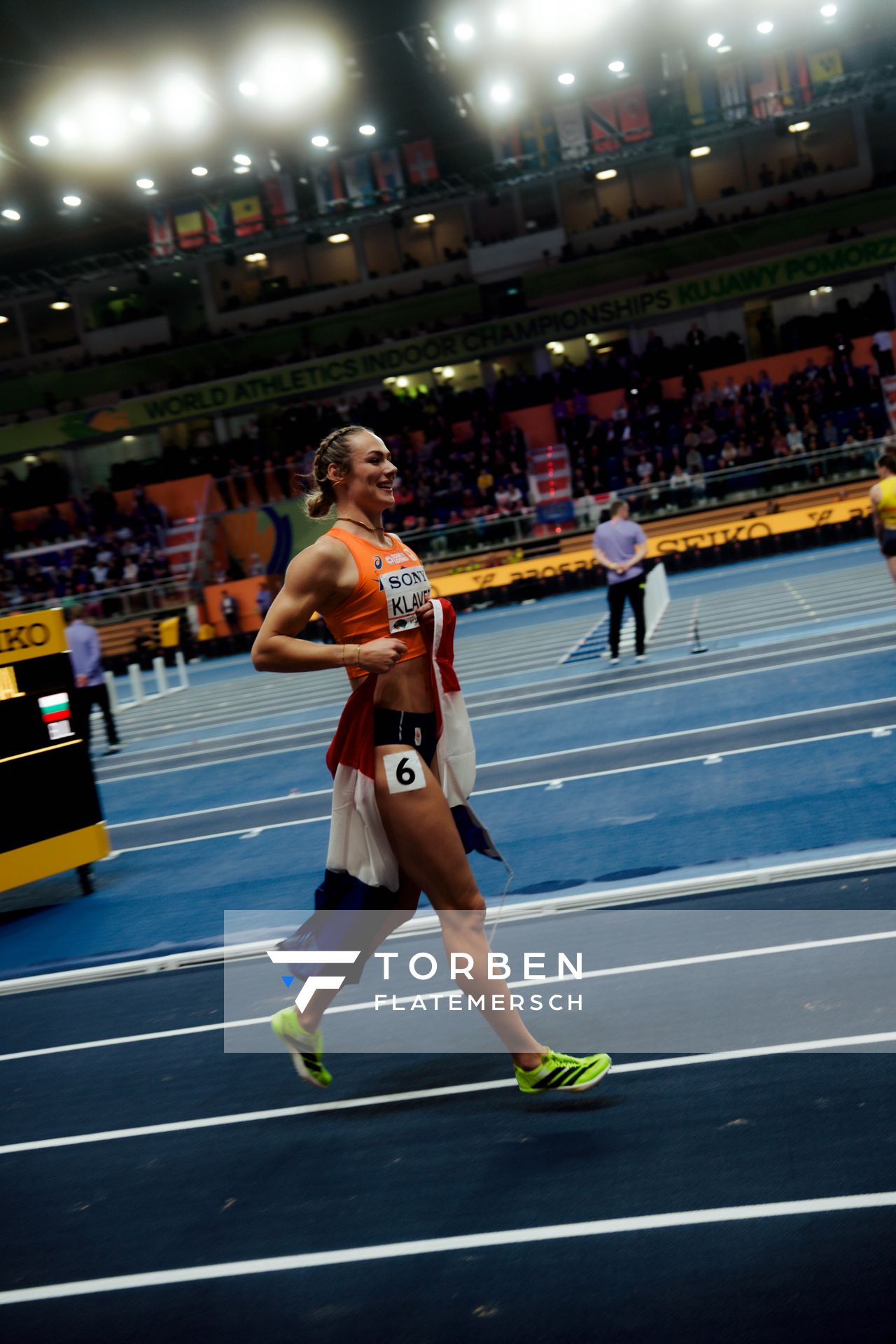 Lieke Klaver (Netherlands) on 21.03.2026 at the World Athletics Indoor Championships 2026 in Torun