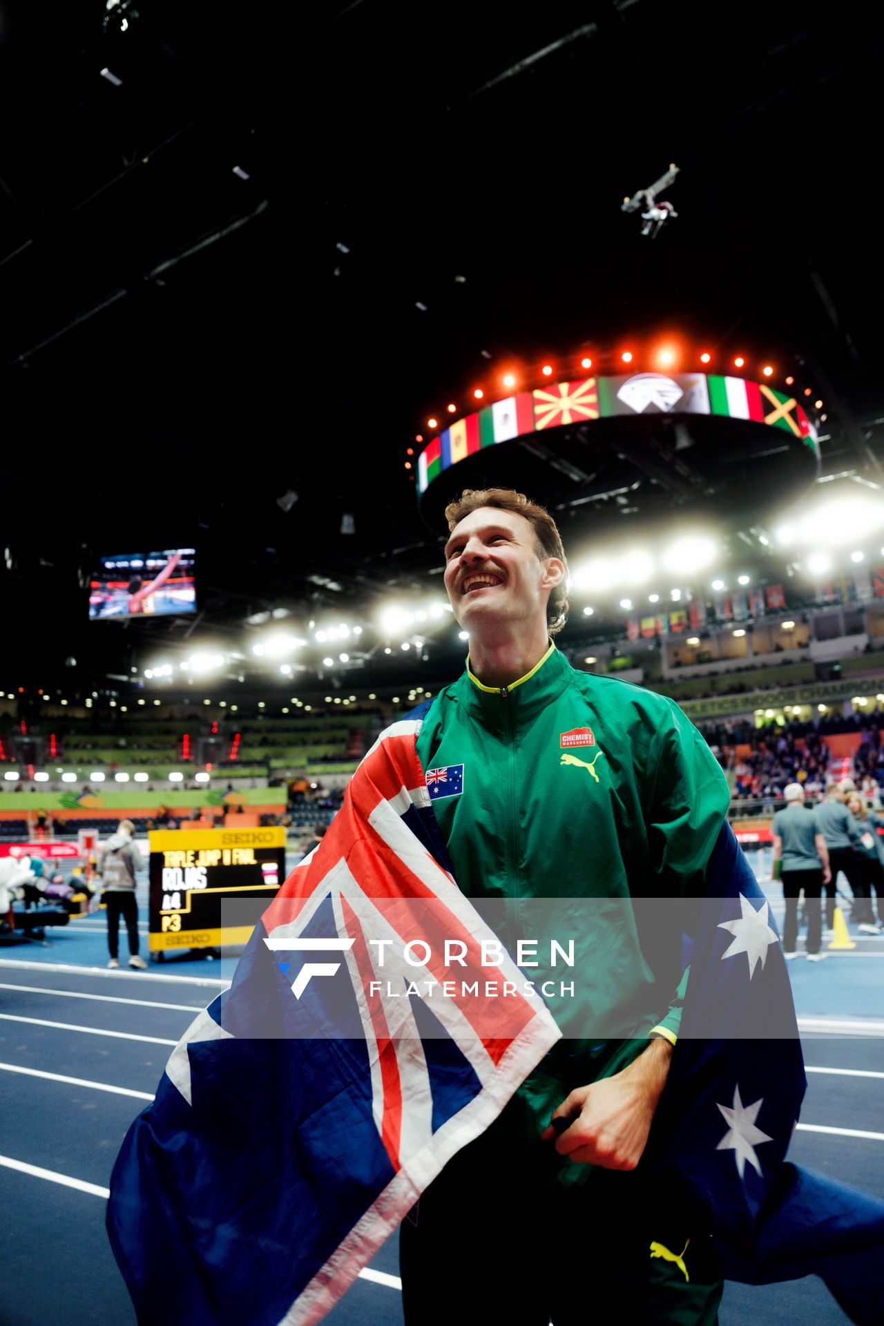 Kurtis Marschall (Australia) on 21.03.2026 at the World Athletics Indoor Championships 2026 in Torun