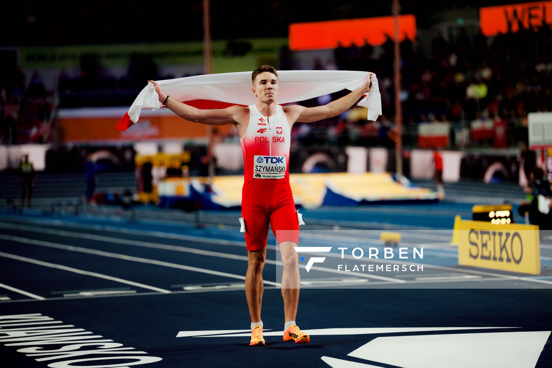 Jakub Szymański (Poland) on 21.03.2026 at the World Athletics Indoor Championships 2026 in Torun