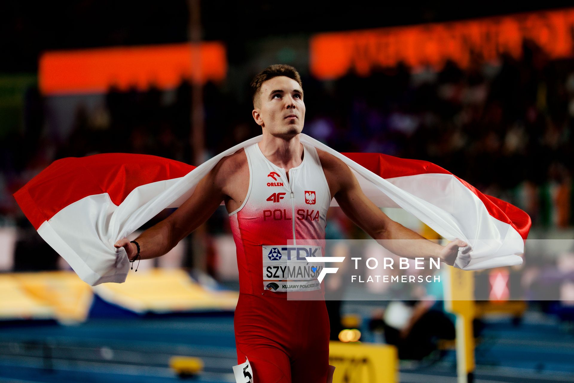 Jakub Szymański (Poland) on 21.03.2026 at the World Athletics Indoor Championships 2026 in Torun