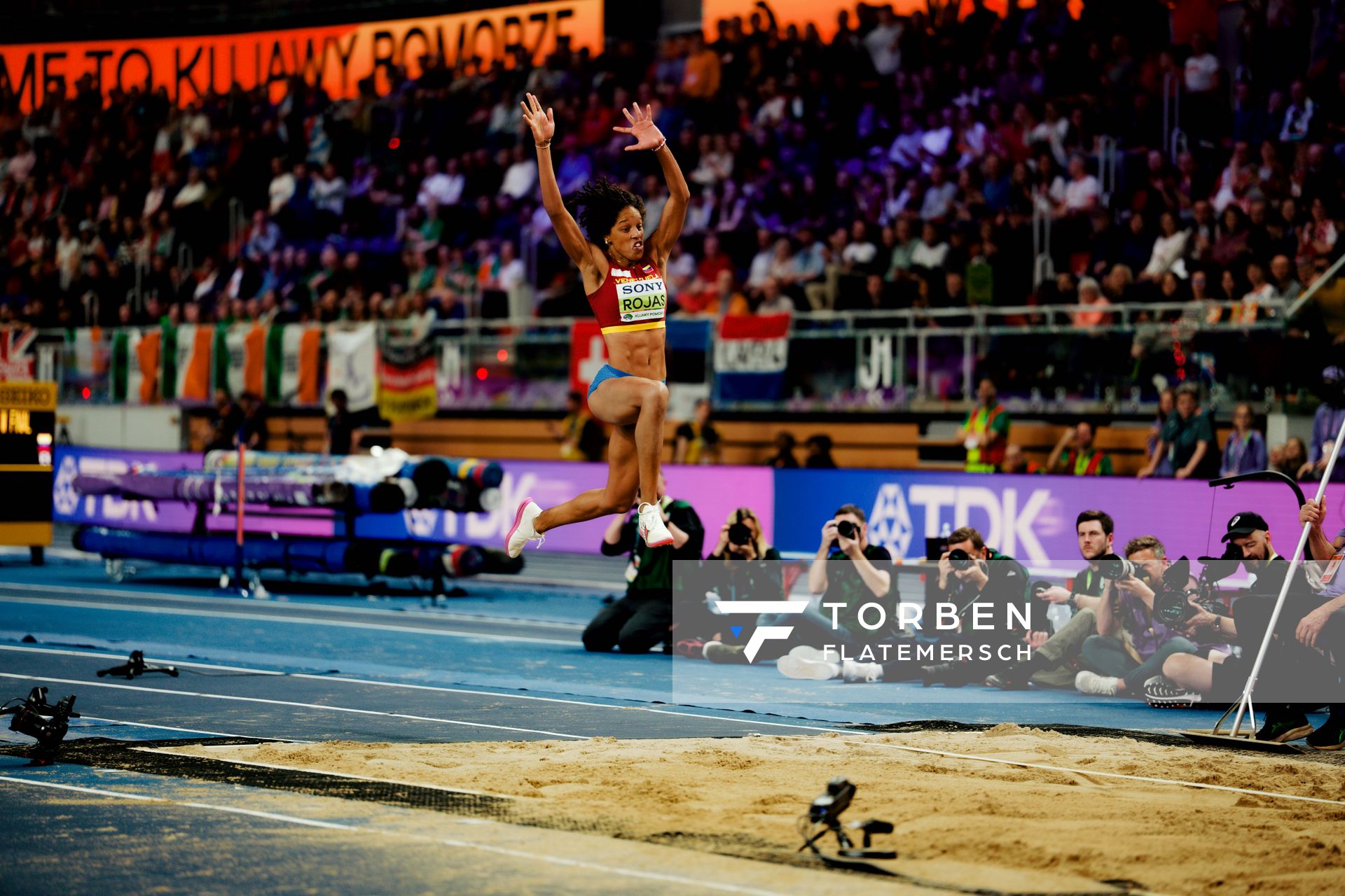 Yulimar Rojas (Venezuela) on 21.03.2026 at the World Athletics Indoor Championships 2026 in Torun