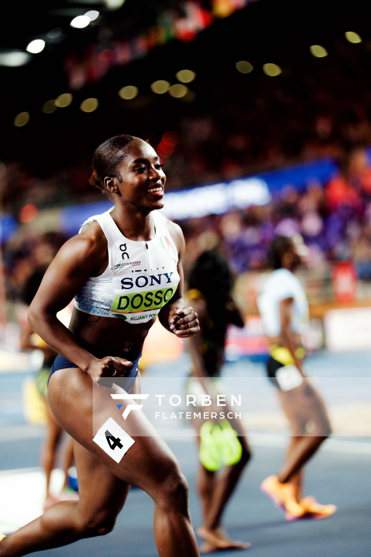 Zaynab Dosso (Italy) on 21.03.2026 at the World Athletics Indoor Championships 2026 in Torun