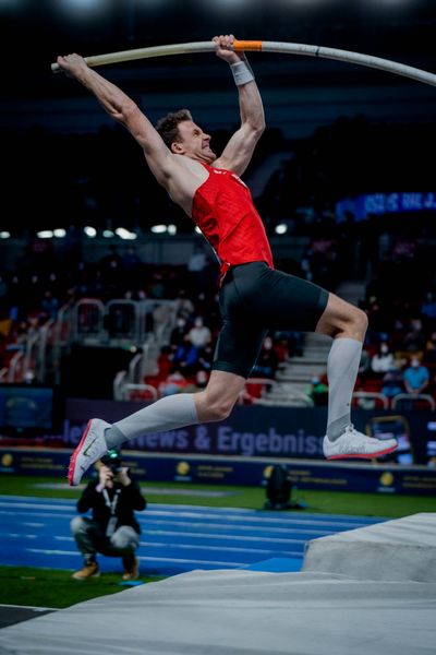 Torben Blech (TSV Bayer 04 Leverkusen) am 20.02.2022 beim ISTAF in Duesseldorf