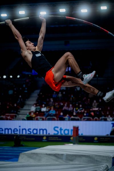 Oleg Zernikel (ASV Landau) am 20.02.2022 beim ISTAF in Duesseldorf