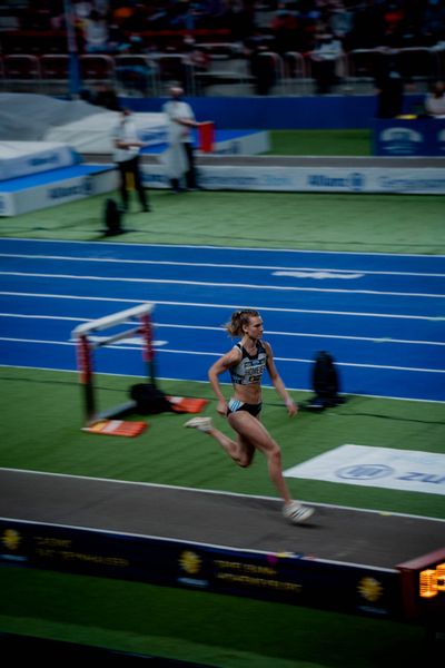 Merle Homeier (LG Goettingen) am 20.02.2022 beim ISTAF in Duesseldorf