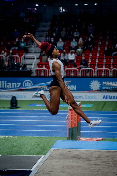 Yanis Esmeralda David (FRA) am 20.02.2022 beim ISTAF in Duesseldorf