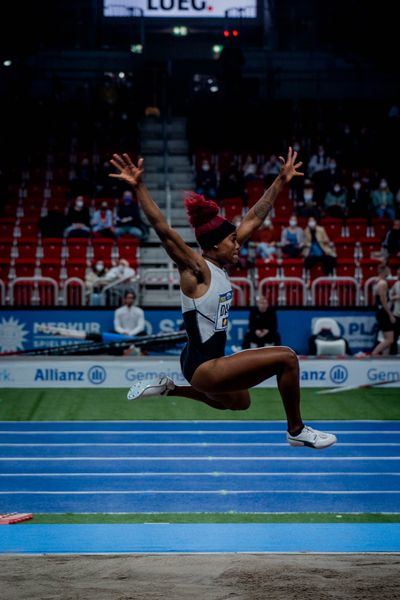 Yanis Esmeralda David (FRA) am 20.02.2022 beim ISTAF in Duesseldorf