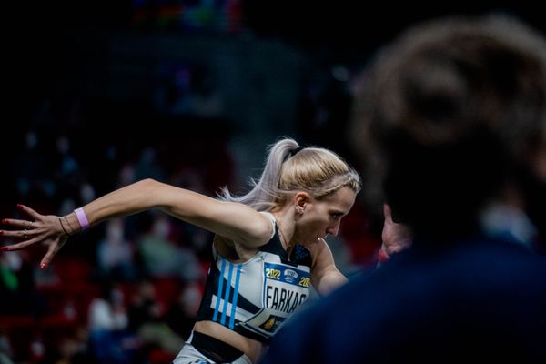 Petra Farkas (Hun) am 20.02.2022 beim ISTAF in Duesseldorf