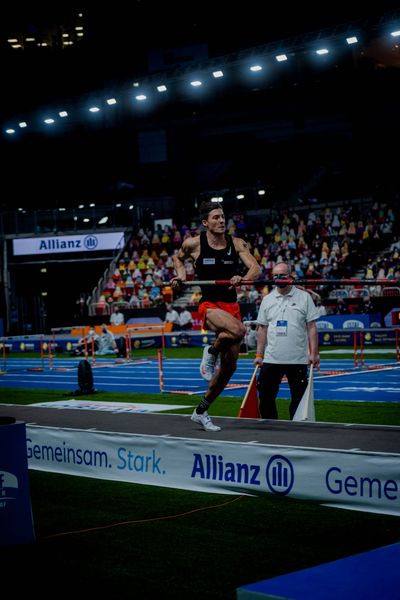 Oleg Zernikel (ASV Landau) am 20.02.2022 beim ISTAF in Duesseldorf