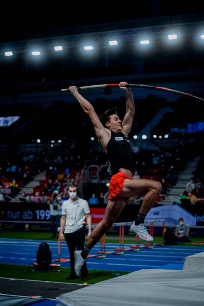 Oleg Zernikel (ASV Landau) am 20.02.2022 beim ISTAF in Duesseldorf