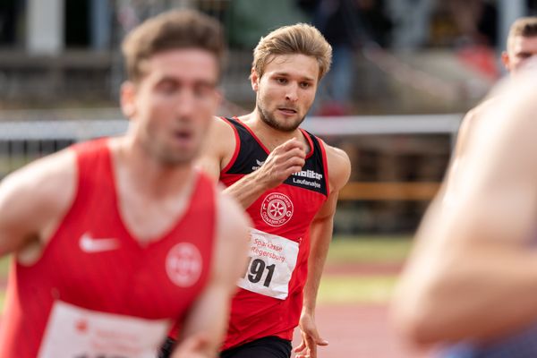 Fabian Dammermann (LG Osnabrueck) ueber 400m am 26.07.2020 waehrend der Sparkassen Gala in Regensburg