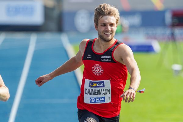 Fabian Dammermann (LG Osnabrueck) im 400m Finale am 09.08.2020 waehrend den deutschen Leichtathletik-Meisterschaften 2020 im Eintracht-Stadion in Braunschweig an Tag 2 (Nachmittags-Session)