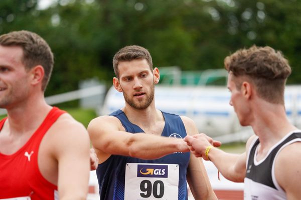 Jan Ruhrmann (LAV Bayer Uerdingen/Dormagen) ueber 100m;Deutsche Leichtathletik-Mehrkampfmeisterschaften (Tag 2) am 22.08.2020 in Vaterstetten (Bayern)