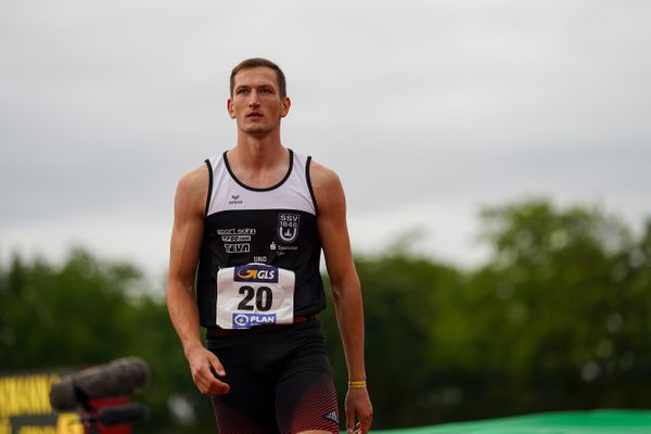 Luca Dieckmann (SSV Ulm 1846) ;Deutsche Leichtathletik-Mehrkampfmeisterschaften (Tag 2) am 22.08.2020 in Vaterstetten (Bayern)