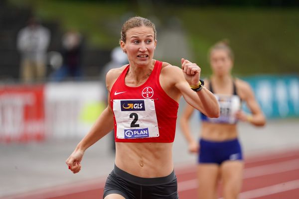 Mareike Arndt (TSV Bayer 04 Leverkusen);Deutsche Leichtathletik-Mehrkampfmeisterschaften (Tag 2) am 22.08.2020 in Vaterstetten (Bayern)