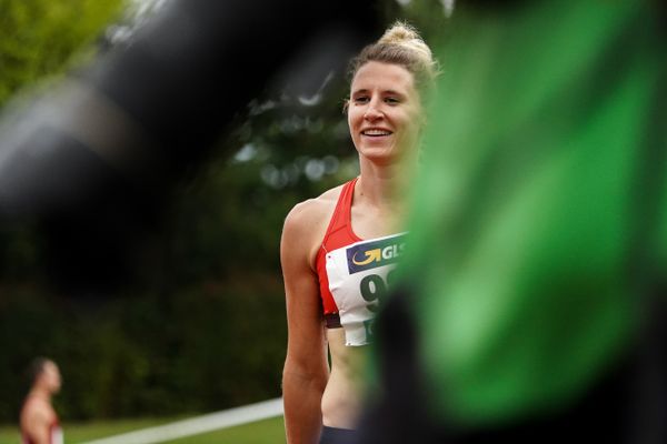 Carolin Schaefer (LG Eintracht Frankfurt) ;Deutsche Leichtathletik-Mehrkampfmeisterschaften (Tag 2) am 22.08.2020 in Vaterstetten (Bayern)