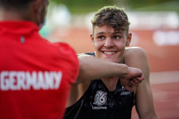 Deutscher U20 Mehrkampfmeister Marcel Meyer (NI Hannover 96) ;Deutsche Leichtathletik-Mehrkampfmeisterschaften (Tag 2) am 22.08.2020 in Vaterstetten (Bayern)