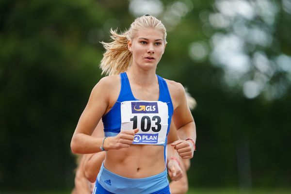 Lara Siemer (Rukeli Trollmann e. V.); Deutsche Leichtathletik-Mehrkampfmeisterschaften (Tag 3) am 23.08.2020 in Vaterstetten (Bayern)