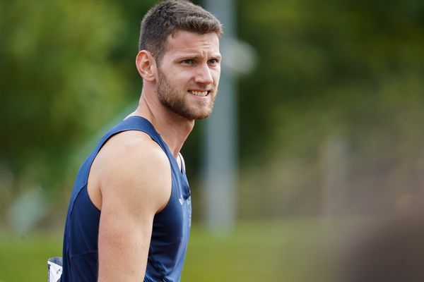 Jan Ruhrmann (LAV Bayer Uerdingen/Dormagen); Deutsche Leichtathletik-Mehrkampfmeisterschaften (Tag 3) am 23.08.2020 in Vaterstetten (Bayern)