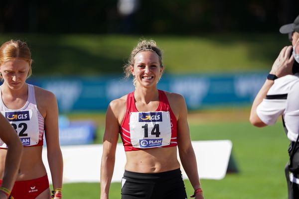 Marion Brunner (SWC Regensburg); Deutsche Leichtathletik-Mehrkampfmeisterschaften (Tag 3) am 23.08.2020 in Vaterstetten (Bayern)