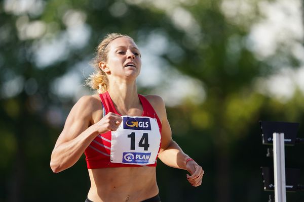 Marion Brunner (SWC Regensburg); Deutsche Leichtathletik-Mehrkampfmeisterschaften (Tag 3) am 23.08.2020 in Vaterstetten (Bayern)