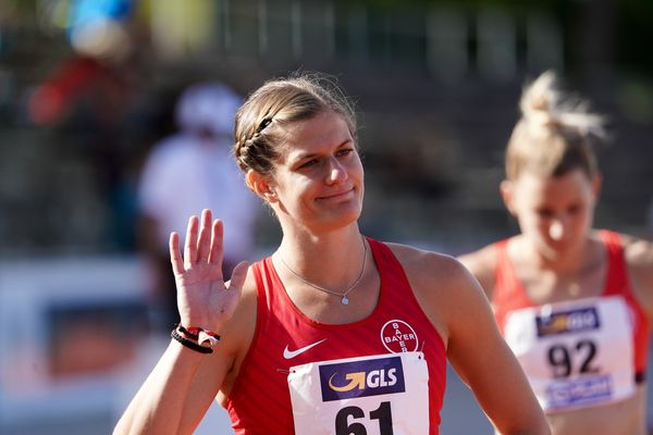 Anna Maiwald (TSV Bayer 04 Leverkusen); Deutsche Leichtathletik-Mehrkampfmeisterschaften (Tag 3) am 23.08.2020 in Vaterstetten (Bayern)