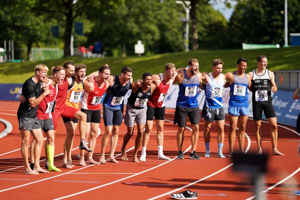 Die Mehrkaempfer; Deutsche Leichtathletik-Mehrkampfmeisterschaften (Tag 3) am 23.08.2020 in Vaterstetten (Bayern)