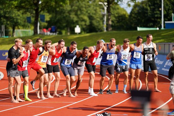 Die Mehrkaempfer;Deutsche Leichtathletik-Mehrkampfmeisterschaften (Tag 3) am 23.08.2020 in Vaterstetten (Bayern)