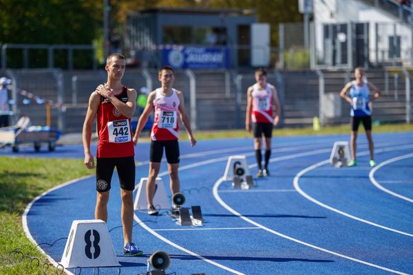 Florian Kroll (LG Osnabrueck) im 400m Vorlauf am 04.09.2020 waehrend den deutschen Leichtathletik-Jugendmeisterschaften im Frankenstadion in Heilbronn (Tag1)