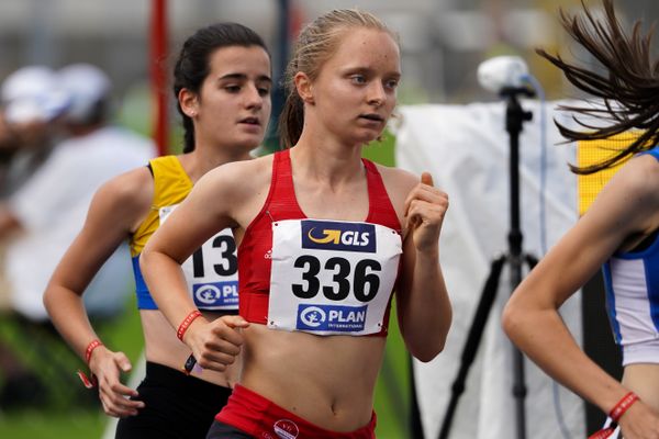 Svenja Holenburg (VfL Eintracht Hannover) am 04.09.2020 waehrend den deutschen Leichtathletik-Jugendmeisterschaften im Frankenstadion in Heilbronn (Tag1)