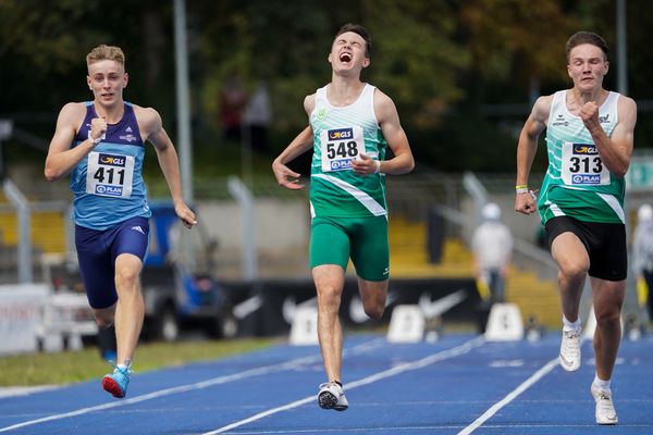 Tobias Morawietz (VfL Wolfsburg) am 06.09.2020 waehrend den deutschen Leichtathletik-Jugendmeisterschaften im Frankenstadion in Heilbronn (Tag 3)