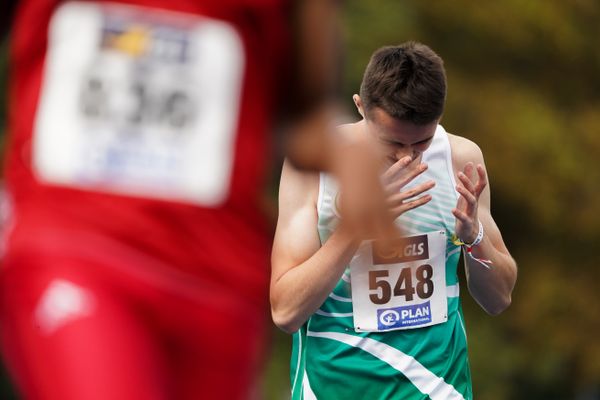 Tobias Morawietz (VfL Wolfsburg) am 06.09.2020 waehrend den deutschen Leichtathletik-Jugendmeisterschaften im Frankenstadion in Heilbronn (Tag 3)