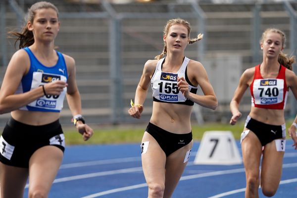 Rieke Emmrich (LC Nordhorn) am 06.09.2020 waehrend den deutschen Leichtathletik-Jugendmeisterschaften im Frankenstadion in Heilbronn (Tag 3)