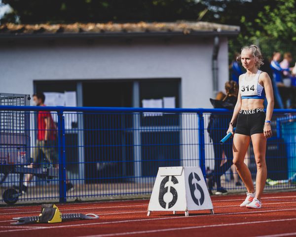 Sophie Weymann (OTB Osnabrueck) am 13.09.2020 waehrend den niedersaechsischen Leichtathletik-Landesmeisterschaften im Erika-Fisch-Stadion in Hannover (Tag 2)