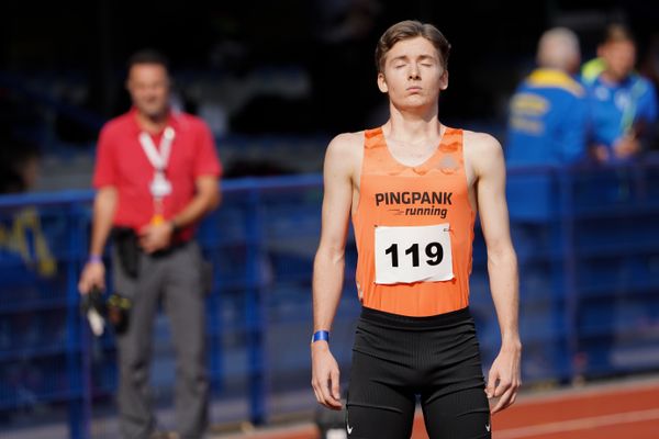 Maximilian Pingpank (Hannover Athletics) am 13.09.2020 waehrend den niedersaechsischen Leichtathletik-Landesmeisterschaften im Erika-Fisch-Stadion in Hannover (Tag 2)