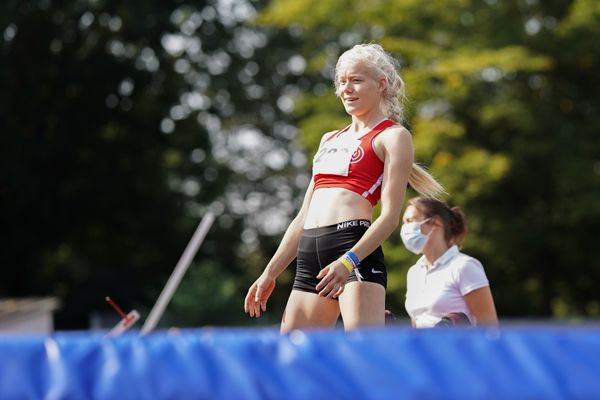 Jelde Jakob (MTV Wolfenbuettel) am 13.09.2020 waehrend den niedersaechsischen Leichtathletik-Landesmeisterschaften im Erika-Fisch-Stadion in Hannover (Tag 2)