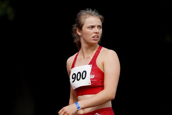 Lea Zybur (VfL Eintracht Hannover) am 13.09.2020 waehrend den niedersaechsischen Leichtathletik-Landesmeisterschaften im Erika-Fisch-Stadion in Hannover (Tag 2)