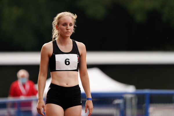 Rebecca Christen (SG Marssel) am 13.09.2020 waehrend den niedersaechsischen Leichtathletik-Landesmeisterschaften im Erika-Fisch-Stadion in Hannover (Tag 2)