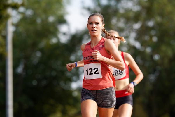 Svenja Pingpank (Hannover Athletics) am 13.09.2020 waehrend den niedersaechsischen Leichtathletik-Landesmeisterschaften im Erika-Fisch-Stadion in Hannover (Tag 2)