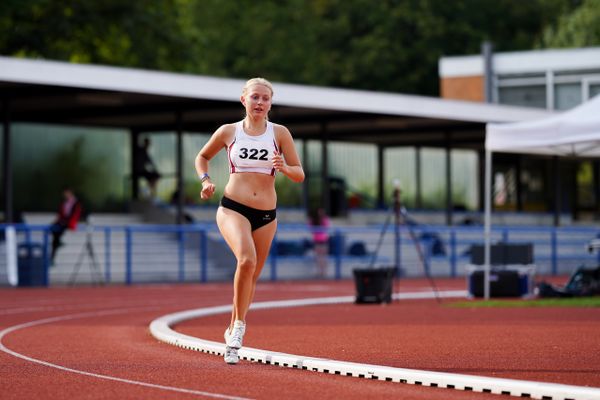 Ann-Christin Opitz (SC Melle 03) am 13.09.2020 waehrend den niedersaechsischen Leichtathletik-Landesmeisterschaften im Erika-Fisch-Stadion in Hannover (Tag 2)