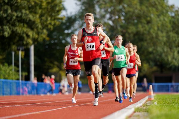 Erik Siemer (LG Osnabrueck) am 13.09.2020 waehrend den niedersaechsischen Leichtathletik-Landesmeisterschaften im Erika-Fisch-Stadion in Hannover (Tag 2)