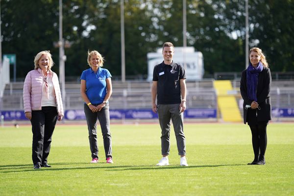 Jan Gutzeit am 19.09.2020 waehrend den niedersaechsischen Leichtathletik-Landesmeisterschaften U18/U20 im Stadion am Marschweg in Oldenburg (Tag 1)