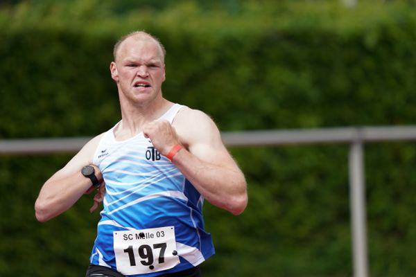 Ulf Pohlmann (OTB Osnabrueck) am 29.05.2021 waehrend des Frank Ruediger Sportfestes auf dem Carl-Starcke-Platz in Melle