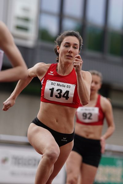 Marie Zepter (LG Osnabrueck) am 29.05.2021 waehrend des Frank Ruediger Sportfestes auf dem Carl-Starcke-Platz in Melle