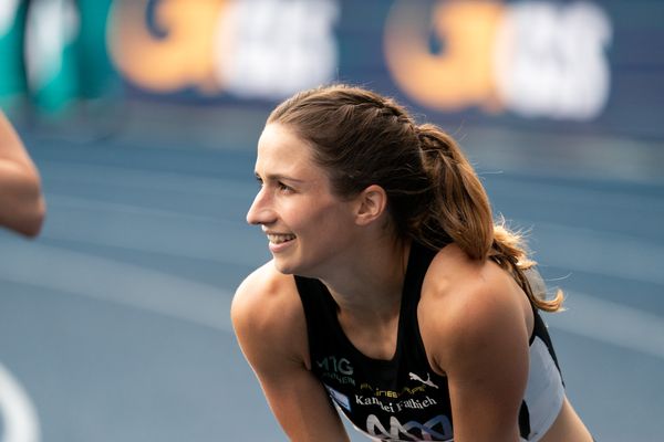 Ricarda Lobe (MTG Mannheim)  am 05.06.2021 waehrend den deutschen Leichtathletik-Meisterschaften 2021 im Eintracht-Stadion in Braunschweig